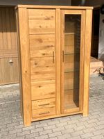 Vitrine, Schrank, Wohnzimmer, Holz, Eiche massiv, modern Bayern - Obersöchering Vorschau