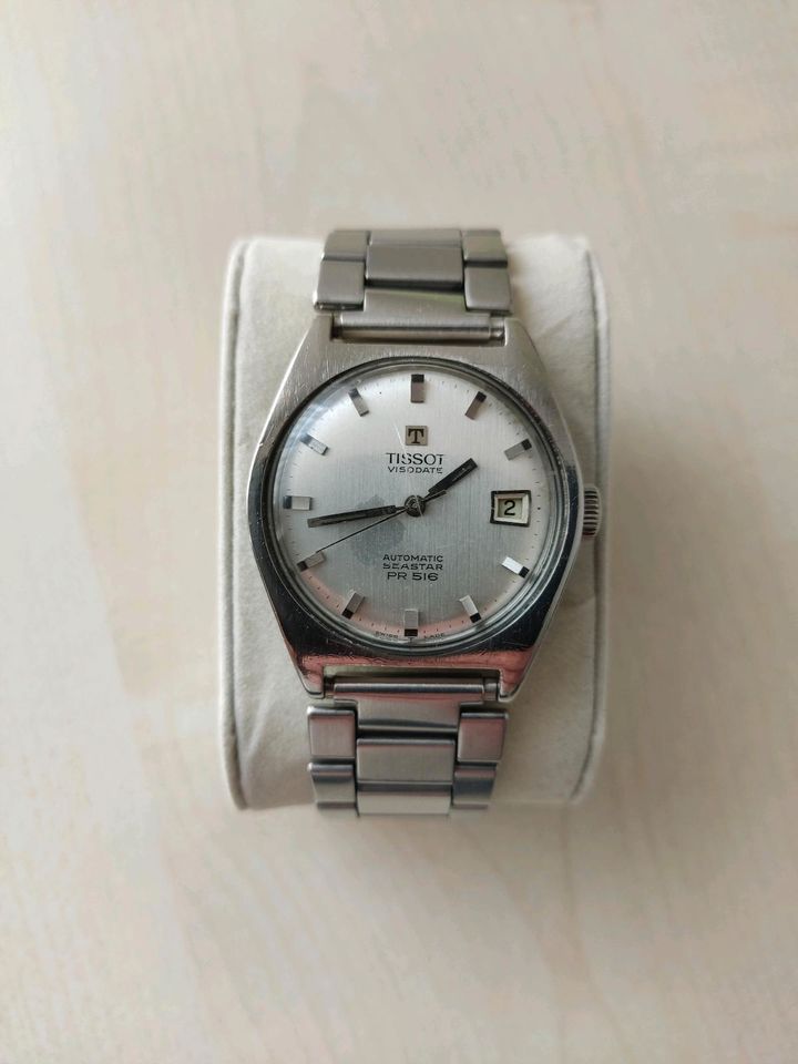 Tissot Visodate Automatic Seastar PR 516 Inox Armbanduhr Vintage in Siegen