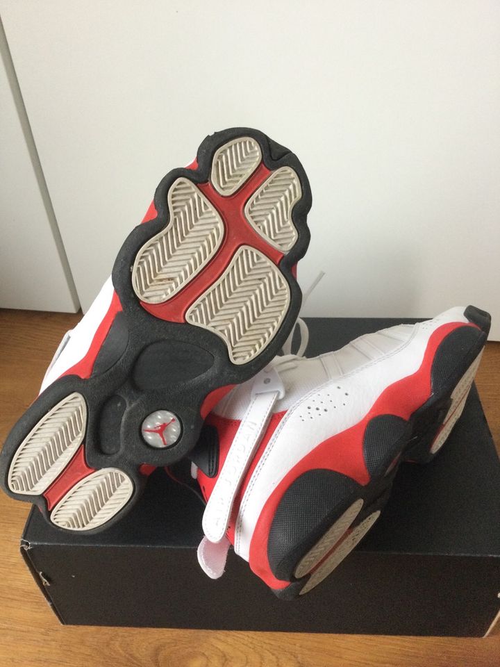 Nike Jordan weiß 6 Rings Gr. 40 wenig getragen OVP Basketball in Schwandorf