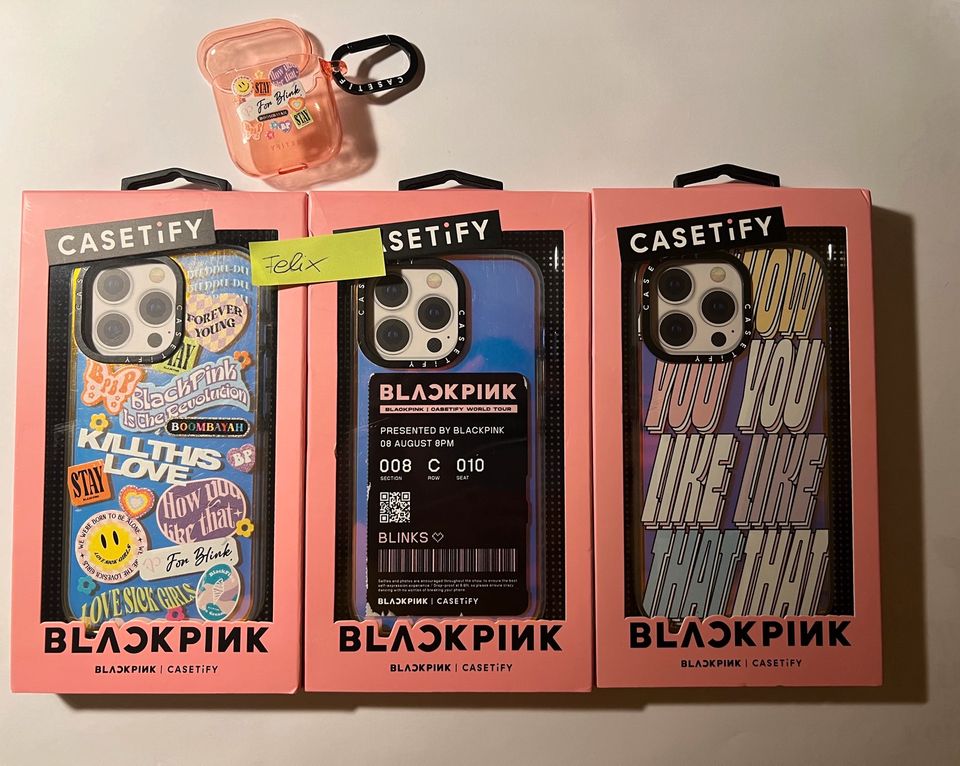 Blackpink x Casetify - I Phone 13 Pro Handyhülle & Air Pods Hülle in Daisendorf