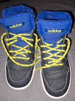 Adidas Unisex Hoops Mid dunkelblau 35 Berlin - Hellersdorf Vorschau