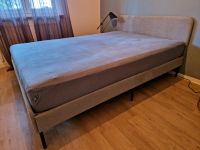 TOP❤️ IKEA Slattum Polsterbett Bett Grau + Lattenrost 140x200cm Bayern - Aschaffenburg Vorschau