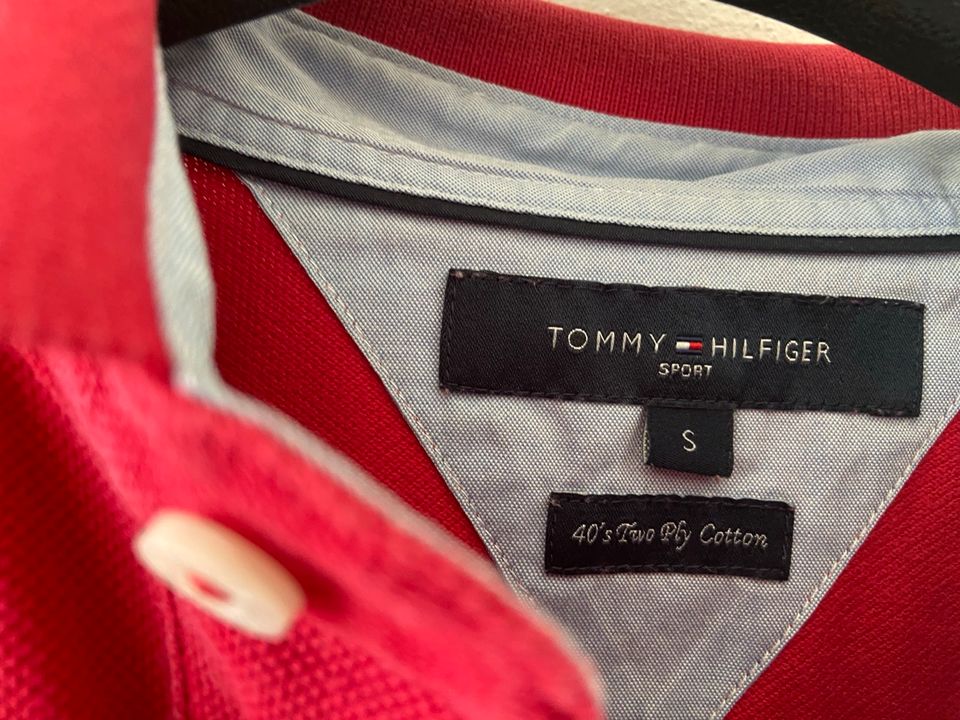 Tommy Hilfiger Poloshirt S Rot in Osterhofen