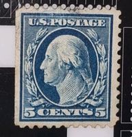5 Cent G. Washington 1917 Briefmarke USA Sammler Hessen - Dreieich Vorschau