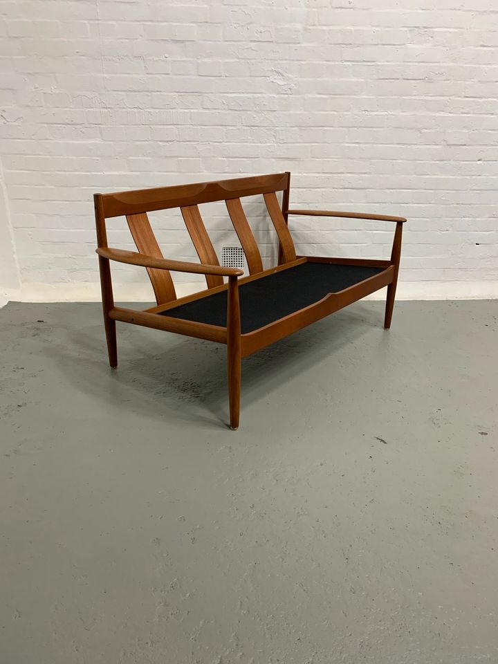 ◤ Sofa daybed grete Jalk Cado Vintage Teakholz Couch Zweisitzer Sessel Stuhl Teak mid Century Dänisch 50er 70er 60er Danish Retro Sitz Hocker Polster neu France son in Berlin