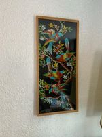 Retro Vintage alt Glasbild Wandbild Holzbilderrahmen Vögel Dresden - Löbtau-Nord Vorschau