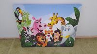 Bild Safari Dschungel Tiere Kinder bunt Leinwand Keilrahmen 50x40 Nordrhein-Westfalen - Herne Vorschau