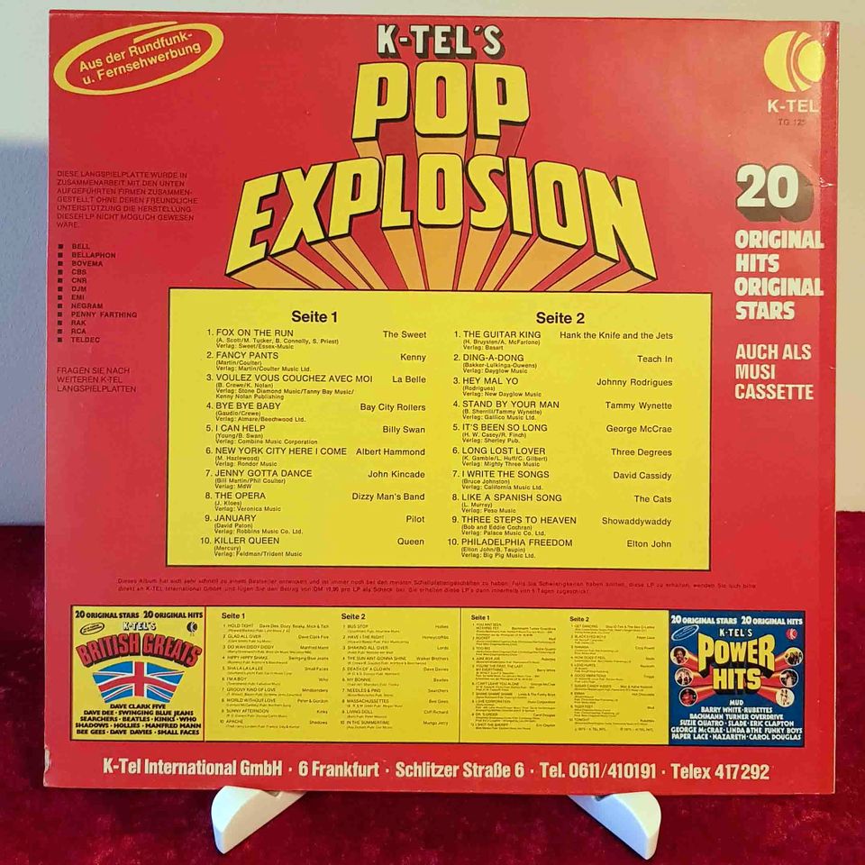 Pop Explosion | Pop Rock (Vinyl | Schallplatte) in Steinborn