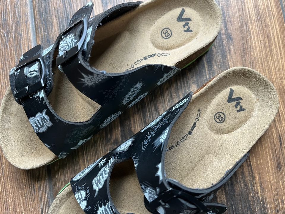 Victory Hausschuhe wie Birkenstock Jungen 33 Neuwertig❣️ in Neuwied