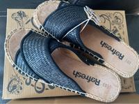 Refresh Wedge Sandalen Neu Gr.38 Leder Schwarz Frankfurt am Main - Bornheim Vorschau