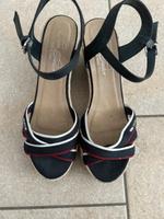 Sandalen | Tom Tailor | 40 | blau | Keilabsatz Aachen - Aachen-Mitte Vorschau