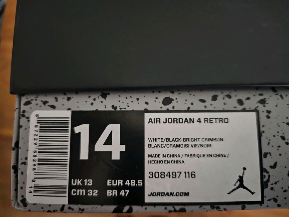 Nike Air Jordan 4 Retro in Ilsede