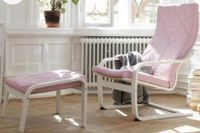 Poäng Sessel mit Hocker rosa weiss Swingstuhl wie neu ausverkauft Hansestadt Demmin - Demmin Vorschau