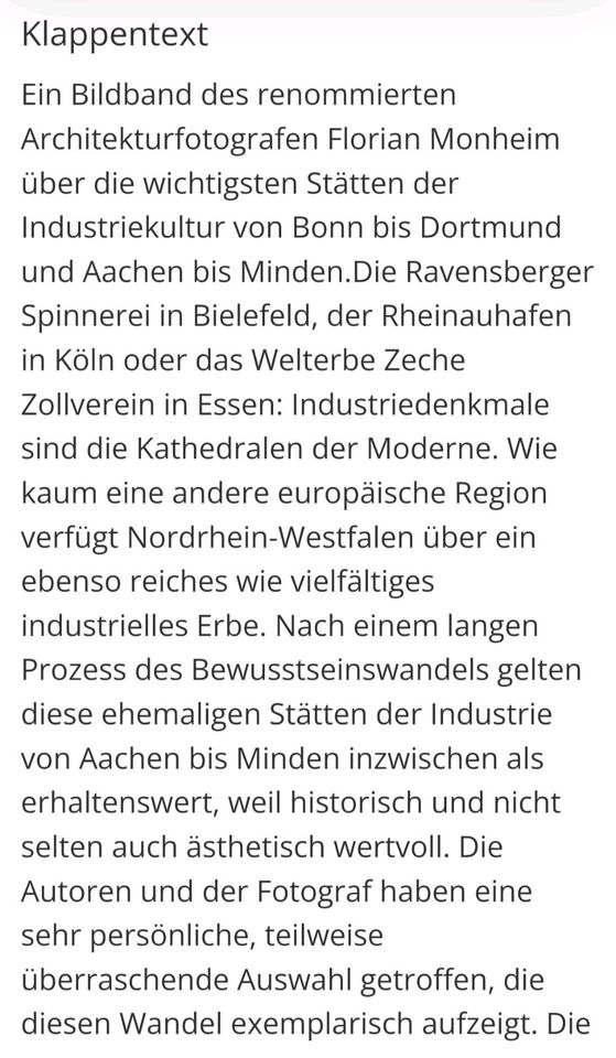 Buch Die andere Schönheit Industriekultur in Nordrhein-Westfalen in Witten