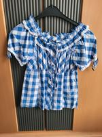 Damen Bluse Trachten Oktoberfest Gr. S 36/38 blau/weiß kariert Hessen - Herborn Vorschau