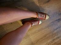 Converse Chucks getragen  Größe 39 rot Bayern - Bad Tölz Vorschau