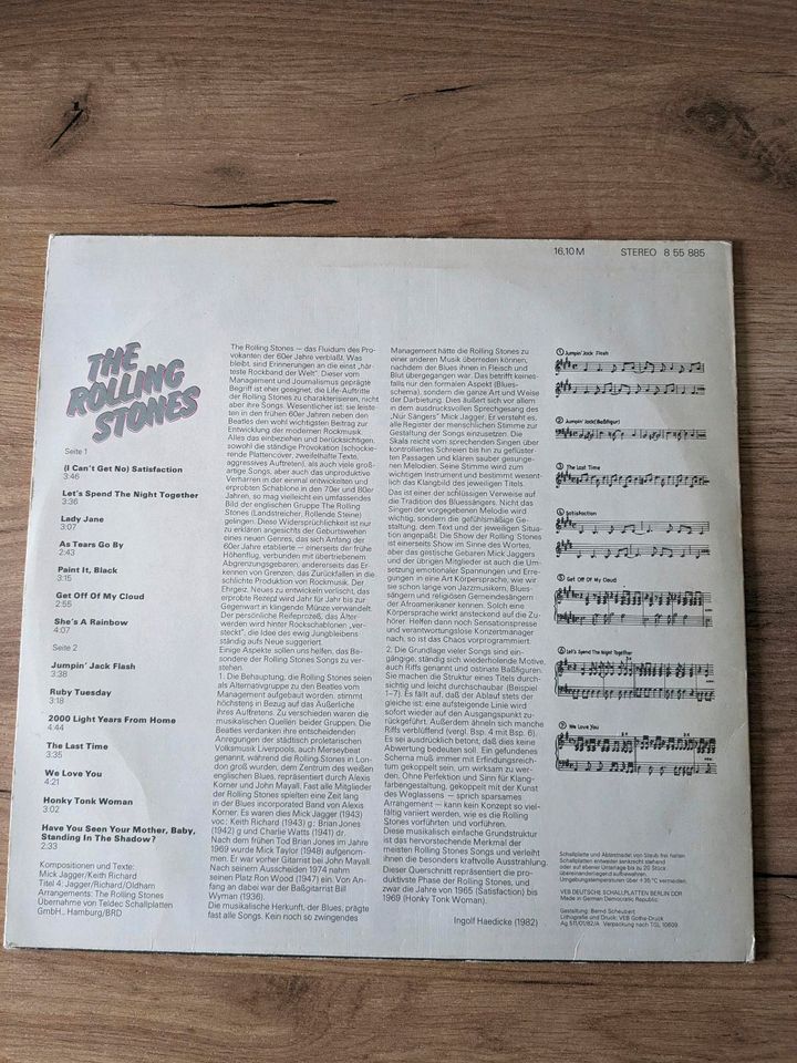 The Rolling Stones Schallplatte Platte Vinyl LP Rarität Fehler in Löbau