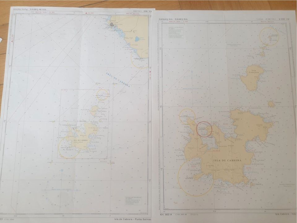 Sportbootkarten Seekarten Balearen Mallorca usw. kpl 18 Blätter in Berlin