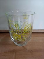 Glas Deko Vase mit Blumen und Schmetterlingen #Top# Schleswig-Holstein - Mildstedt Vorschau