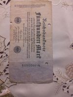 REICHSBANKNOTE " Fünfhundert Mark " Berlin 7.7.1922 Bayern - Rosenheim Vorschau