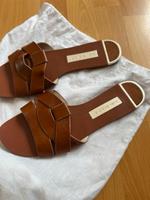 Zara Sandalen Braun Größe 39 Düsseldorf - Friedrichstadt Vorschau
