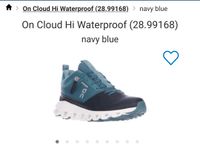 SUCHE: On Cloud Hi Jogging Waterproof, navy blue, Größe 39 Nordrhein-Westfalen - Leverkusen Vorschau