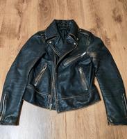 Zara Lederjacke Bikerjacke Größe XS Echtleder schwarz/braun Sachsen - Görlitz Vorschau