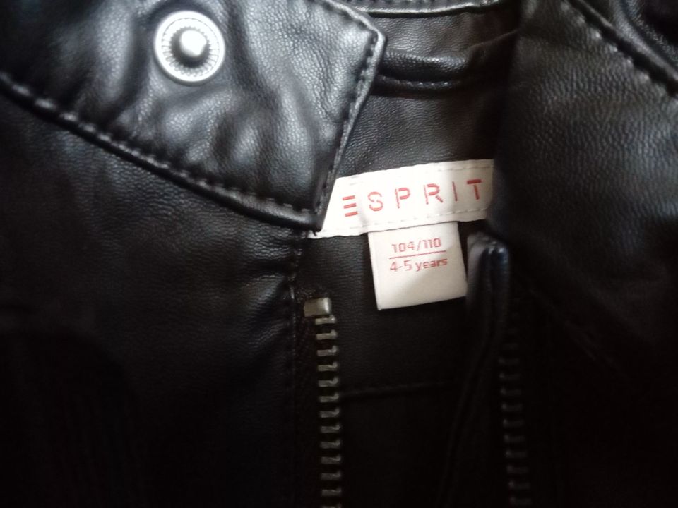 Kunstlederjacke*ESPRIT* 104/110-neuwertig- in Gleichen