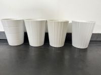 4 Übertöpfe von Ikea weiß 16cm hoch 12,5cm DM Thüringen - Kranichfeld Vorschau