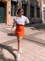 Zara Rock Minirock Strick Gr. S orange Bayern - Landshut Vorschau