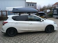 Nissan Pulsar C13 Thule Dachbox Pacific Touring mit Träger KAUFEN Bayern - Estenfeld Vorschau