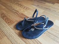 schwarze Sandalen von Tommy Hilfiger Gr 37 Bayern - Eching (Niederbay) Vorschau