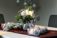 Weihnachtsstrauß/Blumenstrauß/Lichterkette/Amarillis/Advent/Blume Niedersachsen - Wetschen Vorschau