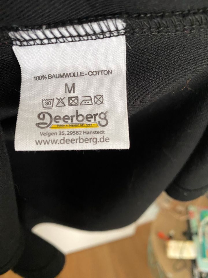 Deerberg Sweatshirt, T-Shirt, Gr M, schwarz, wie neu in Hamburg