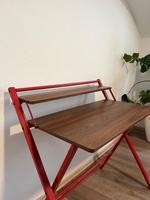 Klappbarer Schreibtisch aus Holz & Metallic rot Nürnberg (Mittelfr) - Mitte Vorschau