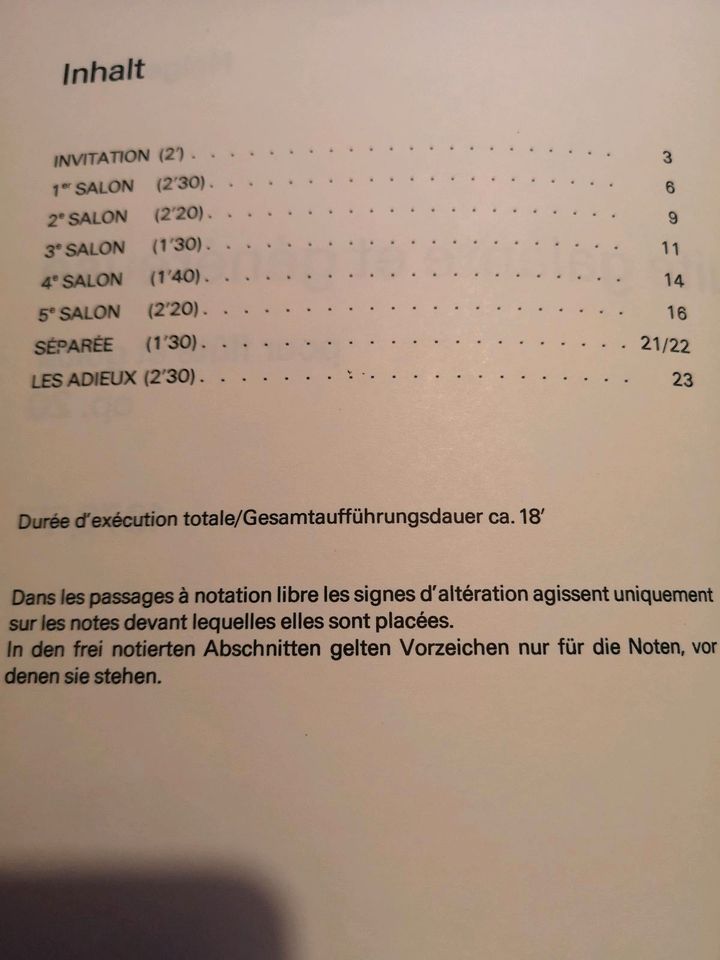 Noten: Suite für Flöte und Gitarre in Brunsbuettel