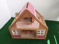 Kleines Puppenhaus aus Holz, mit Zubehör (Einrichtung) Rheinland-Pfalz - Unkel Vorschau