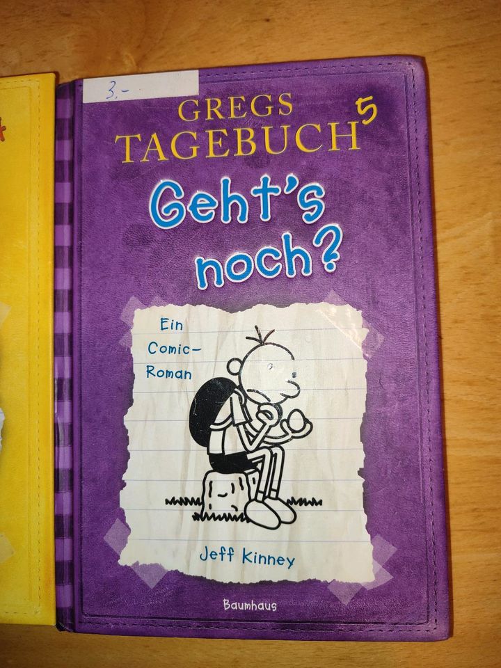 Gregs Tagebuch 1-5 , Jeff Kinney, Baumhaus Verlag in Neuhof