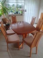 ausziehbarer massivholz Tisch mit Stühlen Thüringen - Sömmerda Vorschau