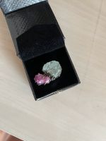 Besonderer Ring aus Silber mit Aquamarin und Rubin Größe 53 Neu Mitte - Tiergarten Vorschau