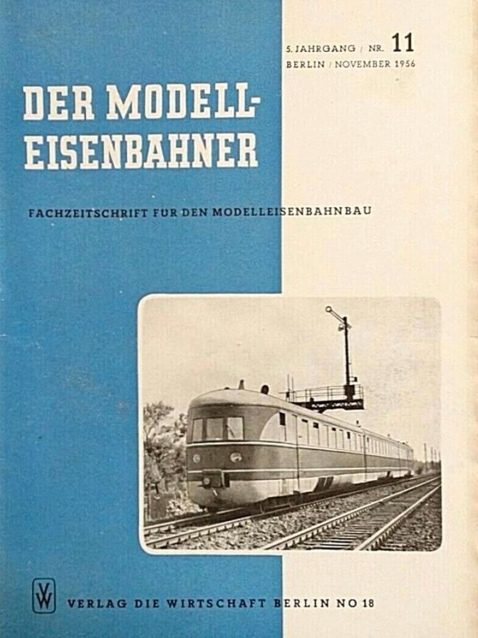 DDR-Zeitschrift "Der Modelleisenbahner" in Lichtenstein