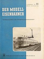 DDR-Zeitschrift "Der Modelleisenbahner" Sachsen - Lichtenstein Vorschau