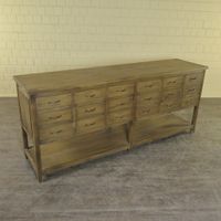 23681 Sideboard Apothekerschrank Teakholz 2,03 m Niedersachsen - Nordhorn Vorschau