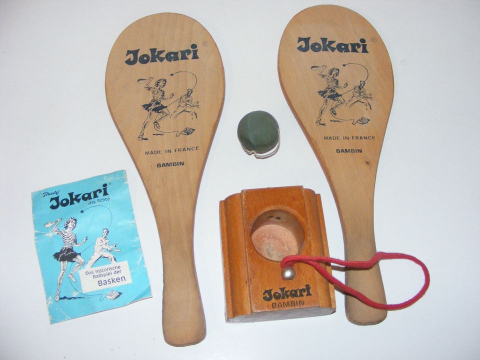 Ballspiel Jokari v. Plasty 50/60er Jahre Vintage + Spielanleitung in Bippen