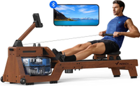Massivholz Wasser Rudergerät Workout Übung Fitness Bluetooth NEU Hessen - Merenberg Vorschau