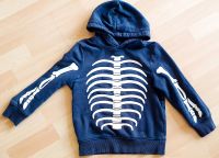 Skull Kapuzenhoodie Skelettprint Pullover Langarmshirt Sachsen - Chemnitz Vorschau