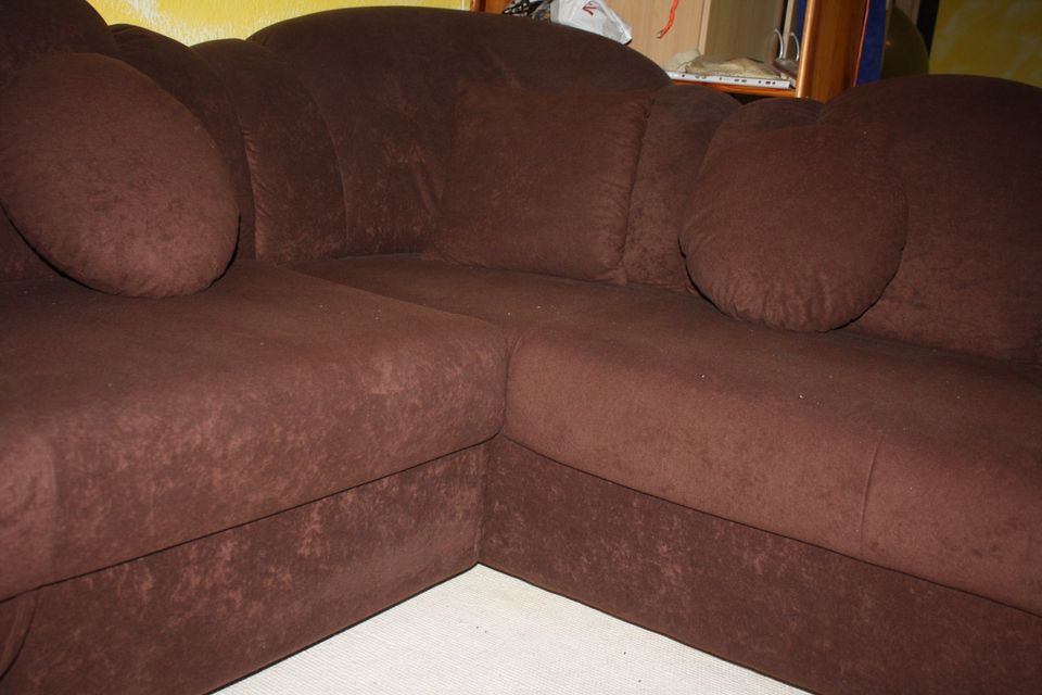 Funktionsrundecke/ Couch in Raben Steinfeld