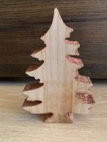 Weihnachtsbaum aus Holz mit Rosé-Glitzer, Deko Schleswig-Holstein - Grabau Vorschau