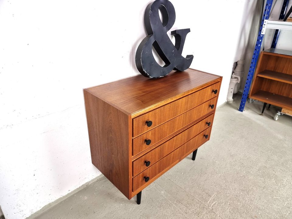 TEAK Kommode Sideboard Schubladen 60er MidCentury Danish Design in München