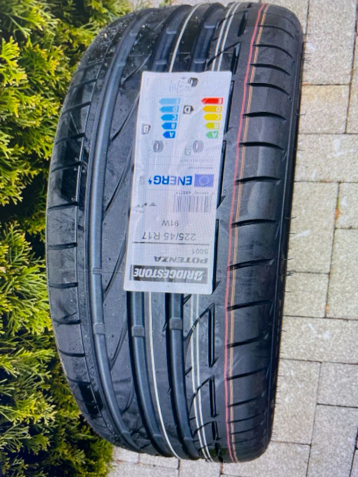 Verkaufe 2xBridgestone Potenza 225/45 R17  91W in Neuenhagen